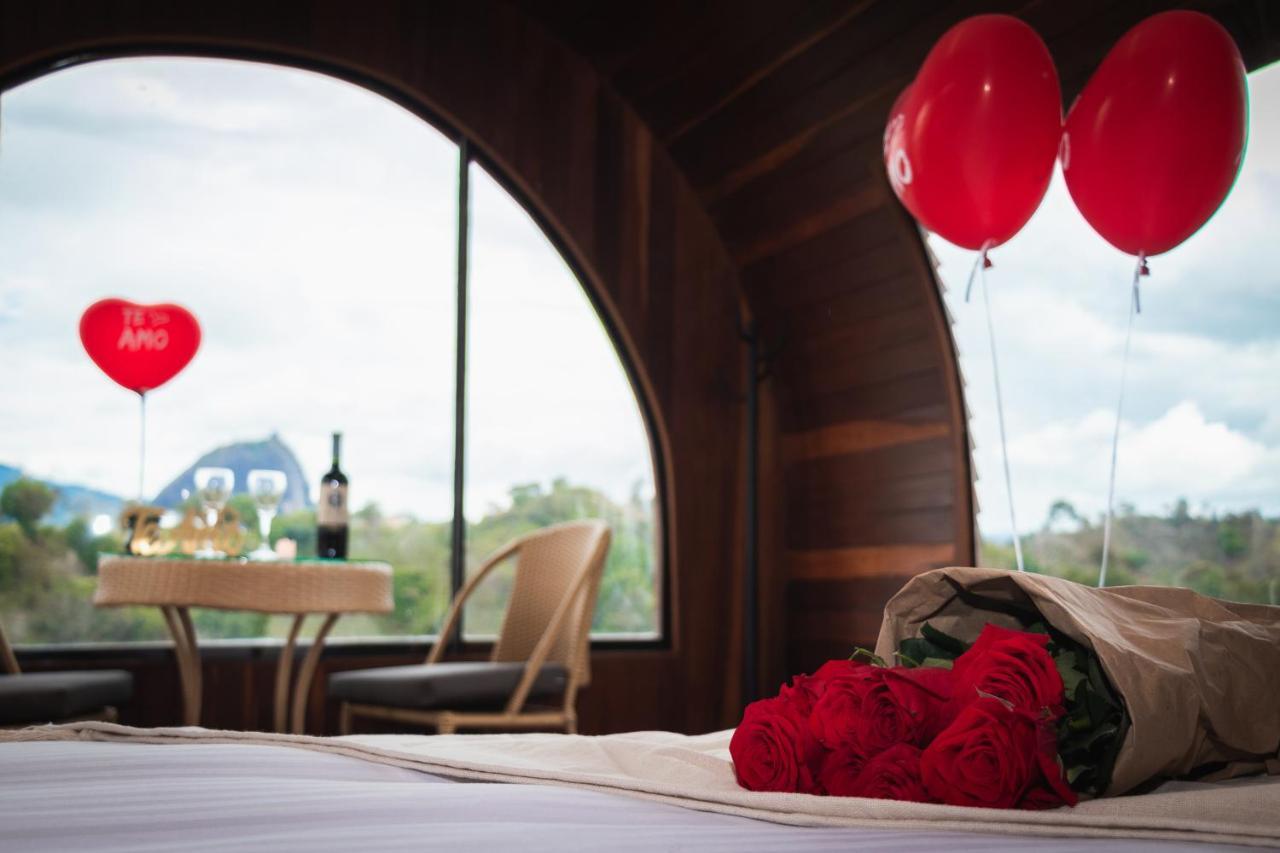 Glamping The Mountain Hotell Guatapé Eksteriør bilde