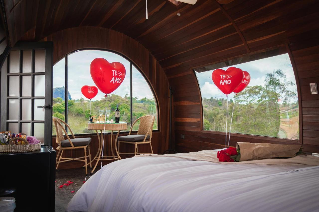 Glamping The Mountain Hotell Guatapé Eksteriør bilde