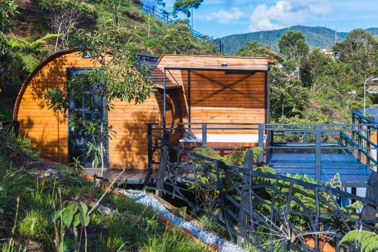 Glamping The Mountain Hotell Guatapé Eksteriør bilde