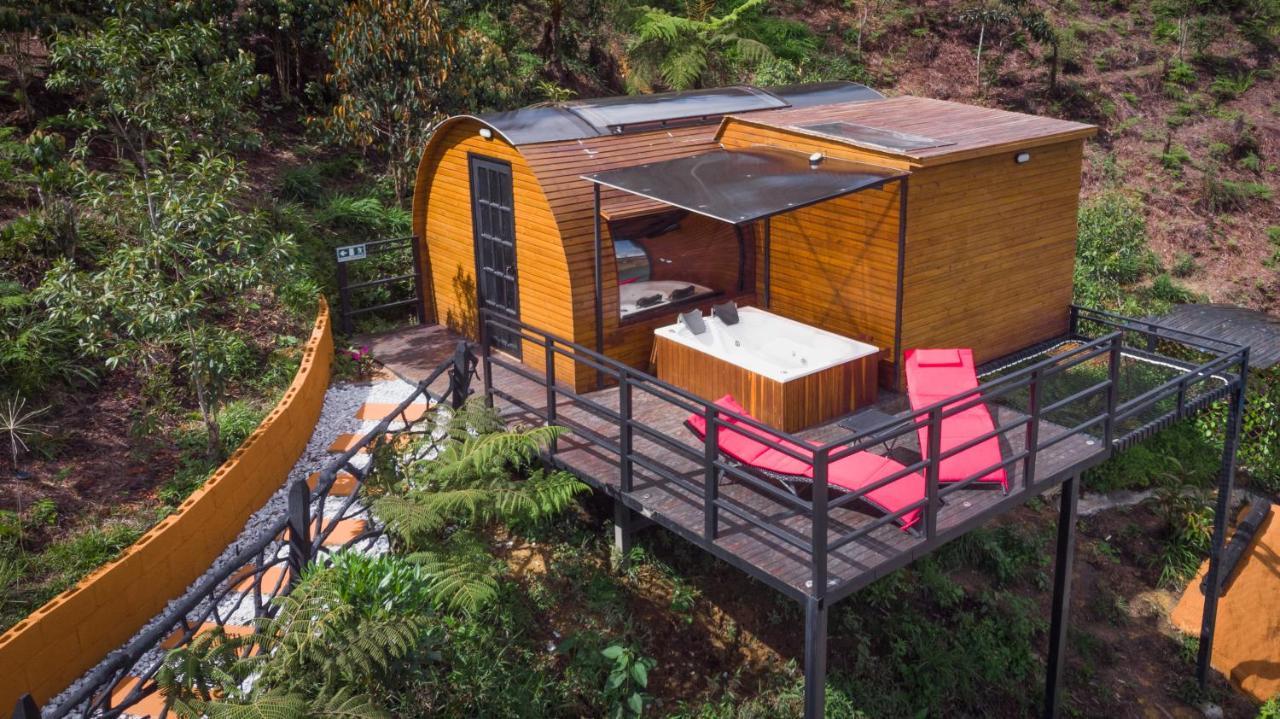 Glamping The Mountain Hotell Guatapé Eksteriør bilde
