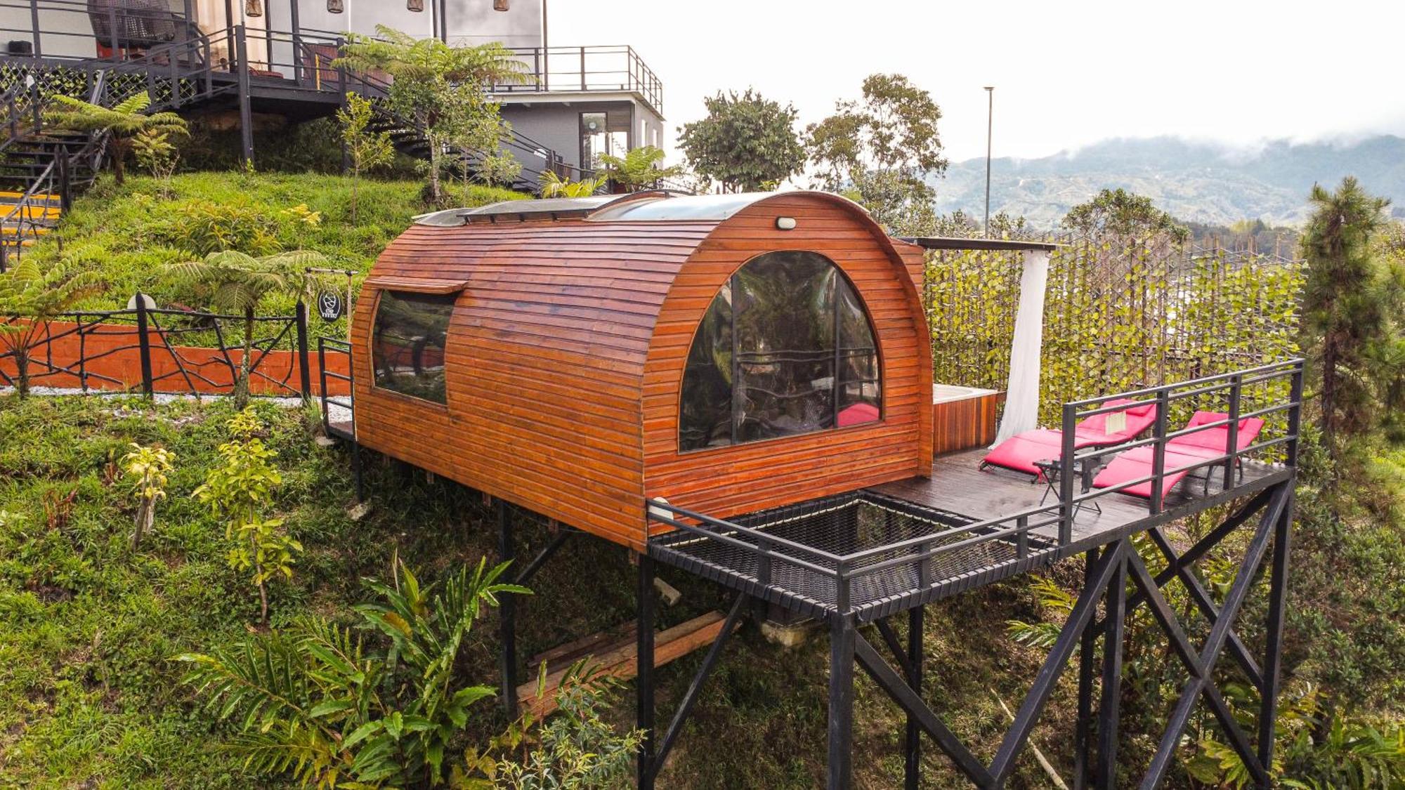 Glamping The Mountain Hotell Guatapé Eksteriør bilde
