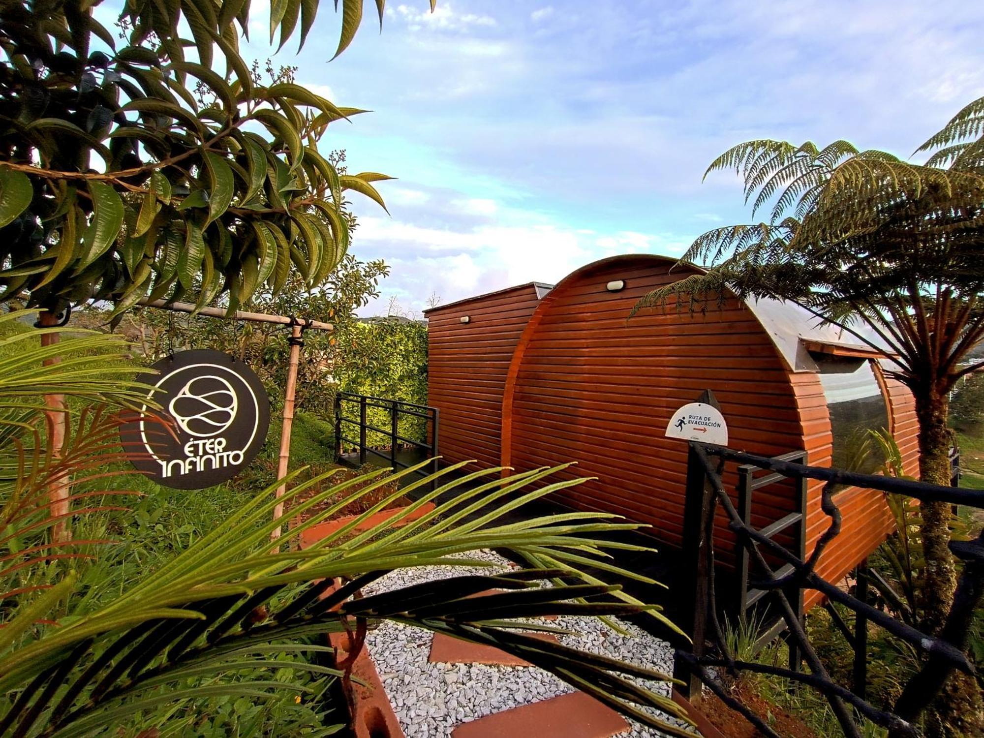 Glamping The Mountain Hotell Guatapé Eksteriør bilde