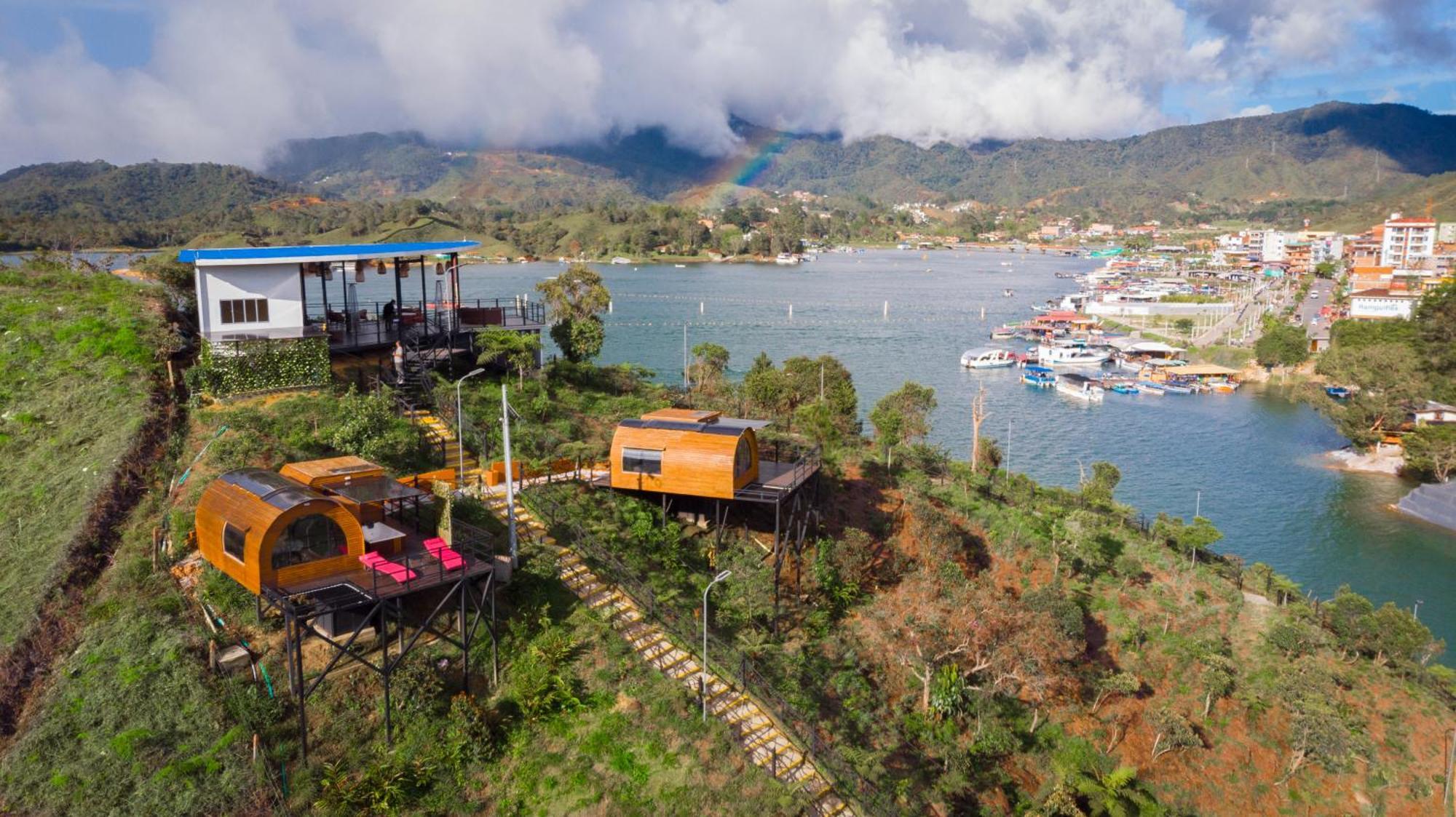 Glamping The Mountain Hotell Guatapé Eksteriør bilde