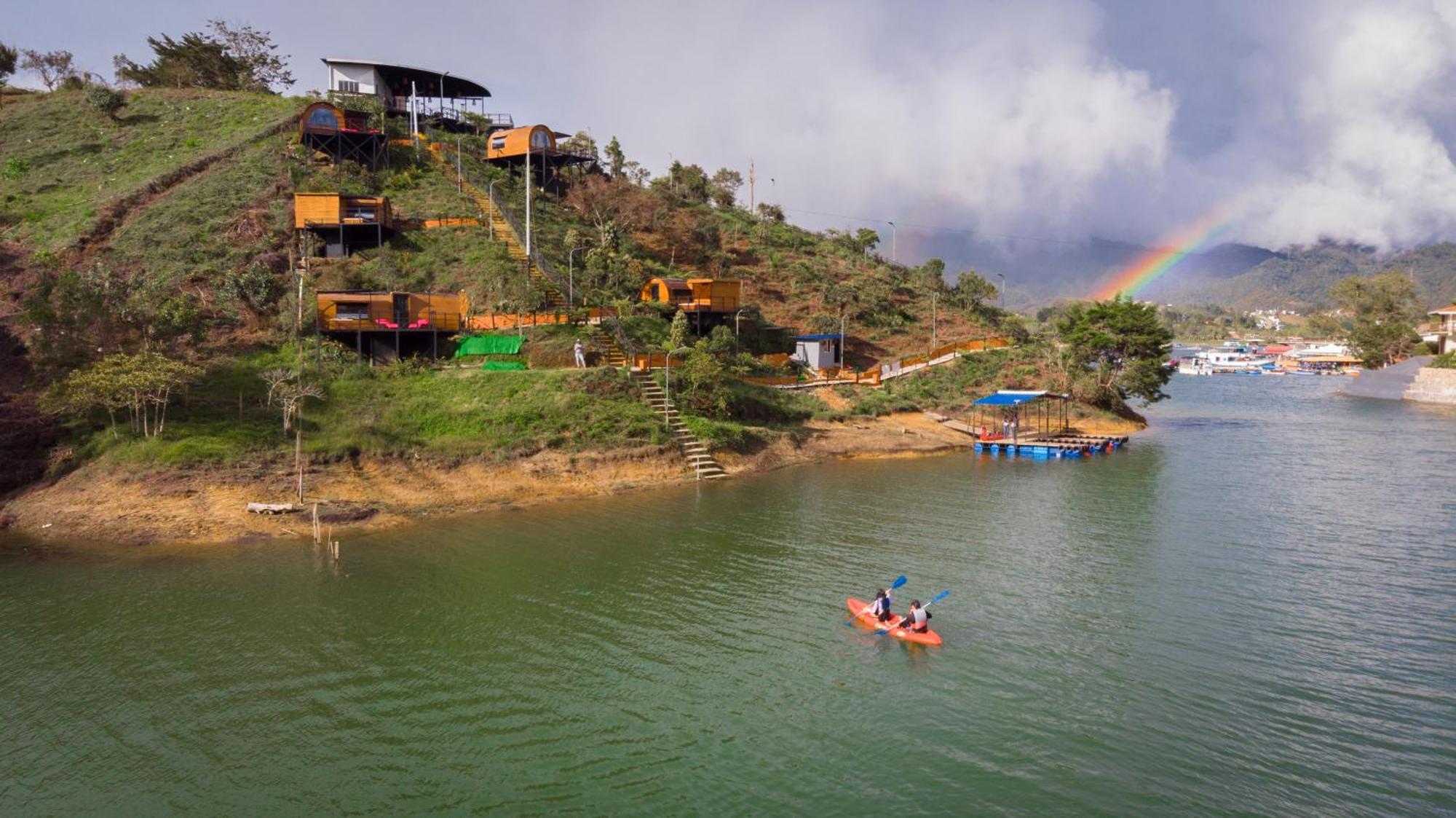 Glamping The Mountain Hotell Guatapé Eksteriør bilde